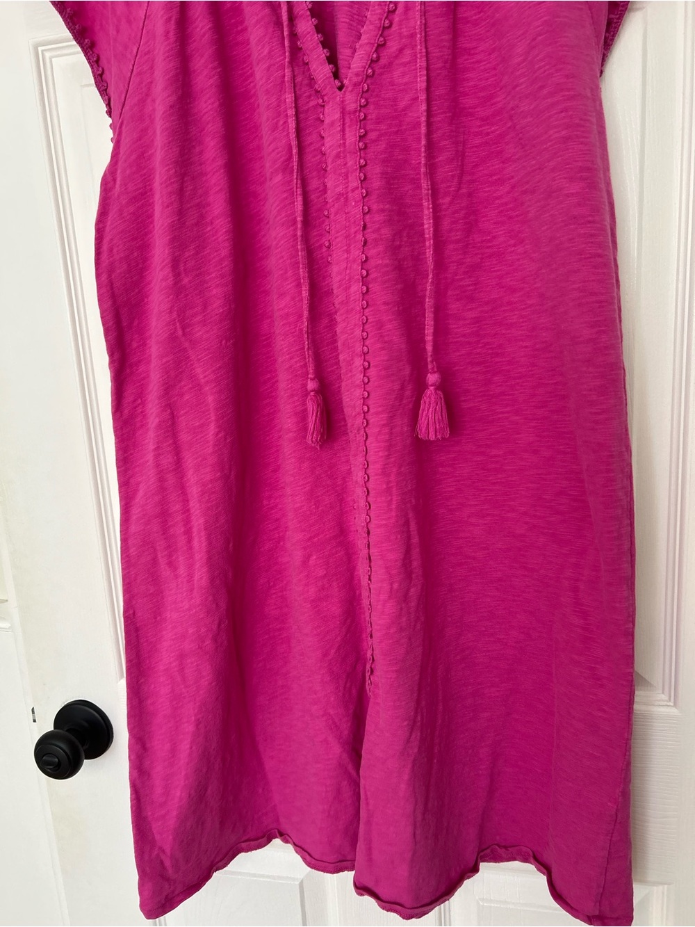 Boden Millie Pom Cotton Dress Long - Picture 7 of 14